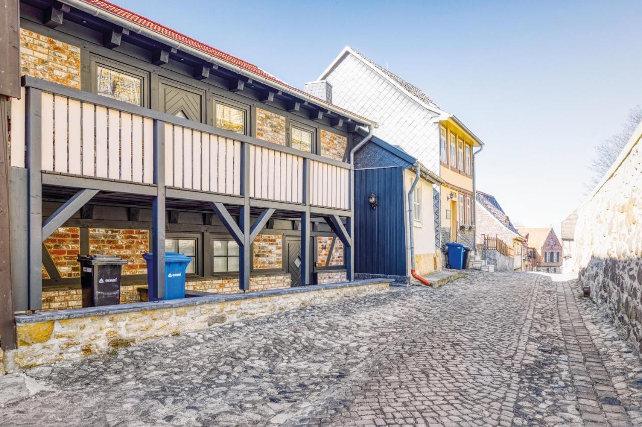 Fachwerkhaus auf dem Schlossberg Quedlinburg Exterior foto